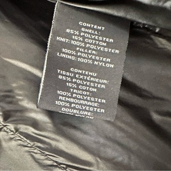 Vince Camuto Quilted Blue Puffer Winter Jacket Large Zip Pockets Detachable Hood - Picture 11 of 13